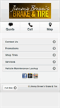 Mobile Screenshot of jimmybrownsbrakeandtire.com